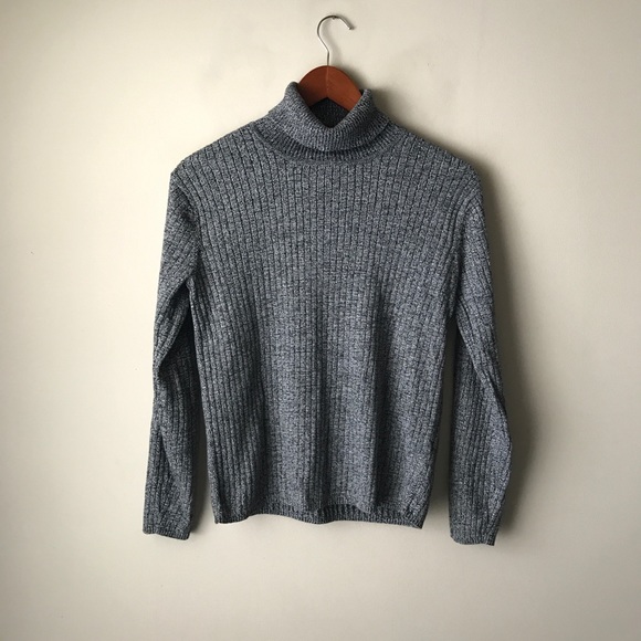 Talbots Tops - Talbots grey ribbed turtleneck top